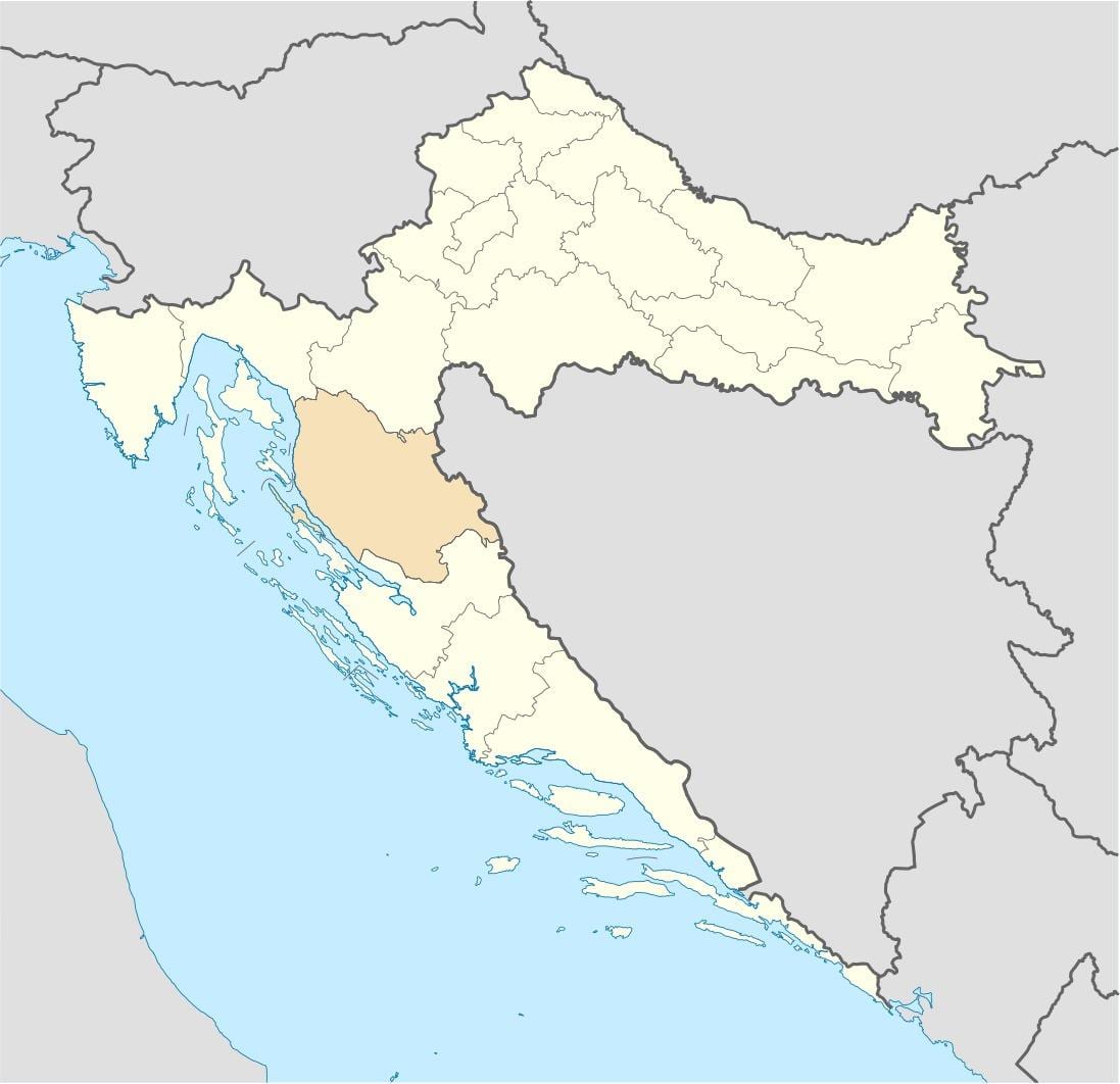 senj kroacia hartë