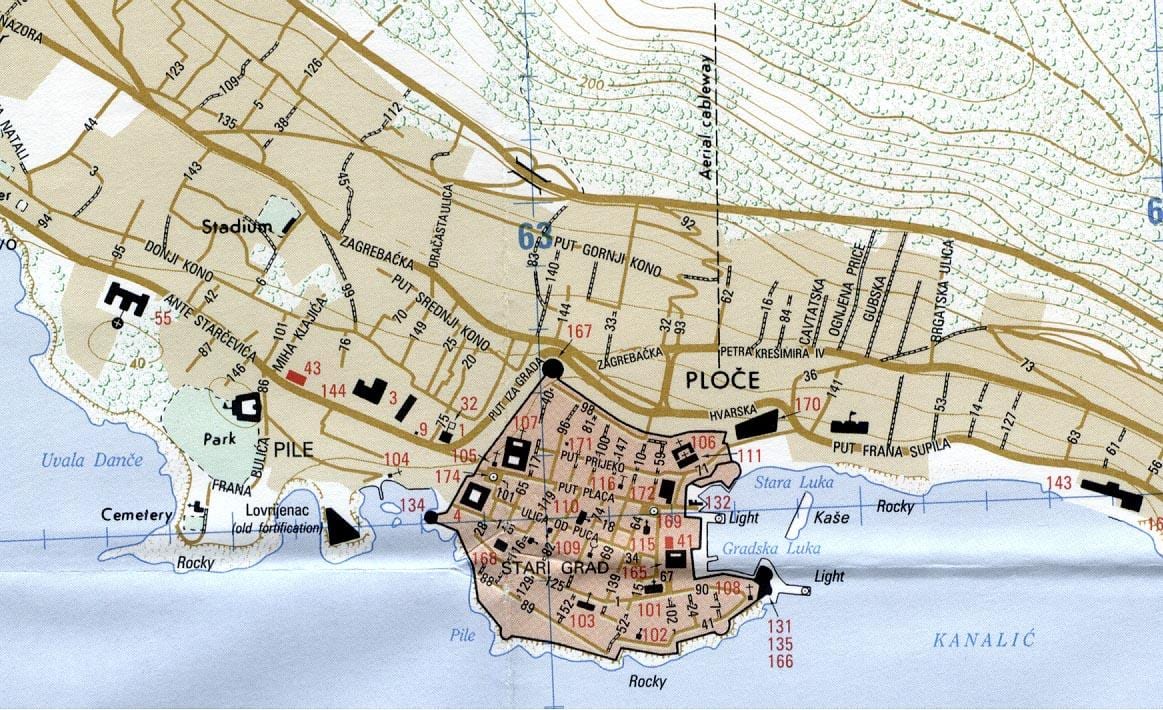harta e rijeka të kroacisë