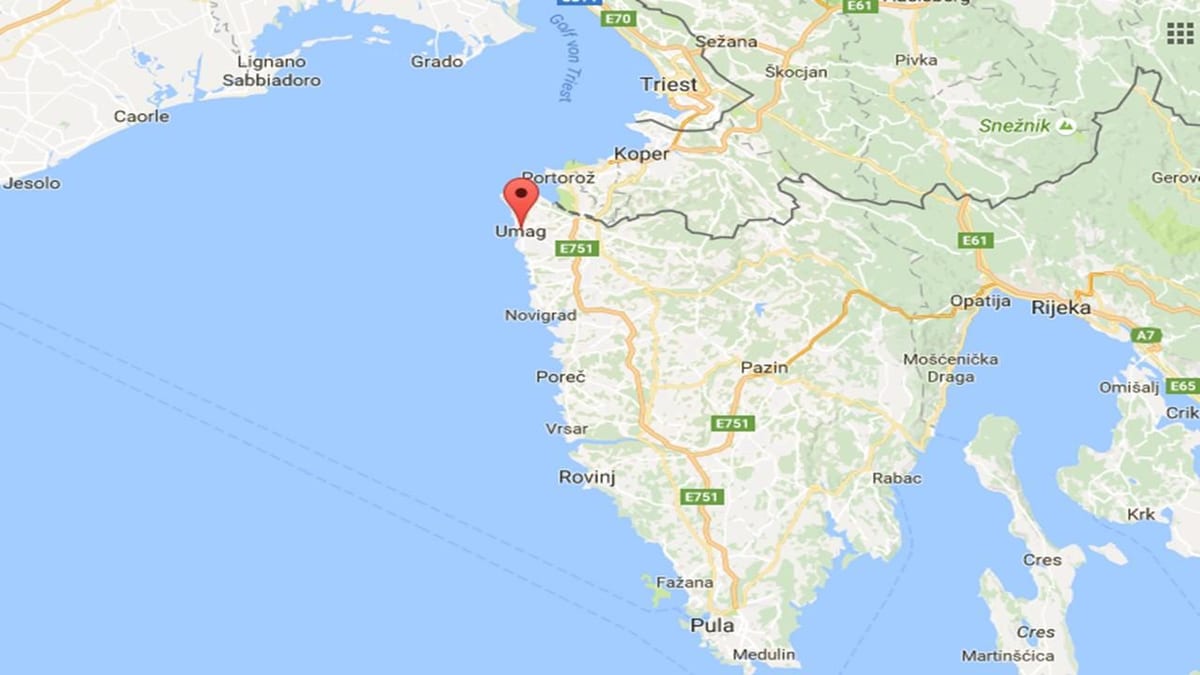 harta e umag kroaci