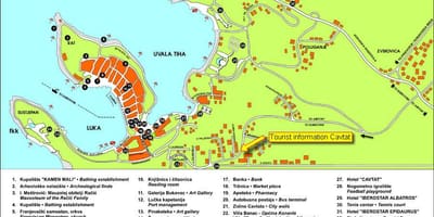 Harta e cavtat të kroacisë 