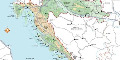 Kroacia vendpushimet pushime hartë