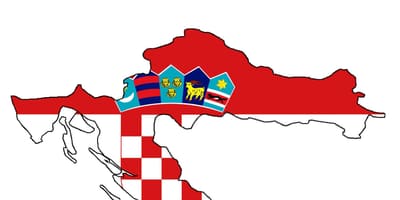 Kroacia harta e flamurit
