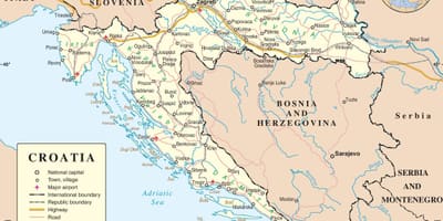Ngarje harta e kroacisë