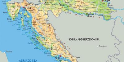 Kroacia në hartë