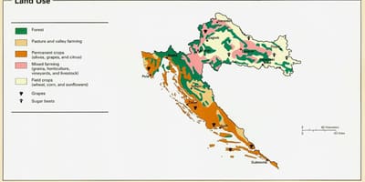 Harta e kroacisë klimës
