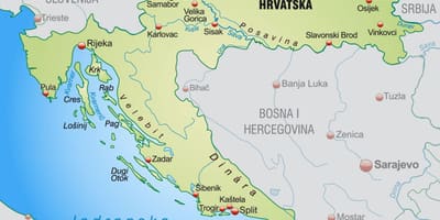 Veri të kroacisë hartë