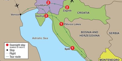 Harta opatija kroaci