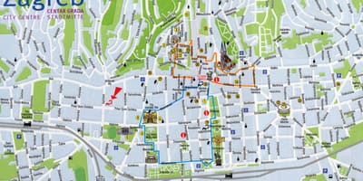 Harta e zagreb kroaci